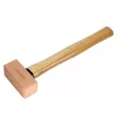 Молоток медный с деревянной рукояткой GARWIN PRO GHT-HW0500C (500 г)